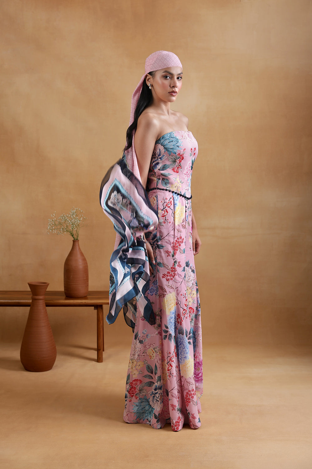 Saira Sharara Corset Set