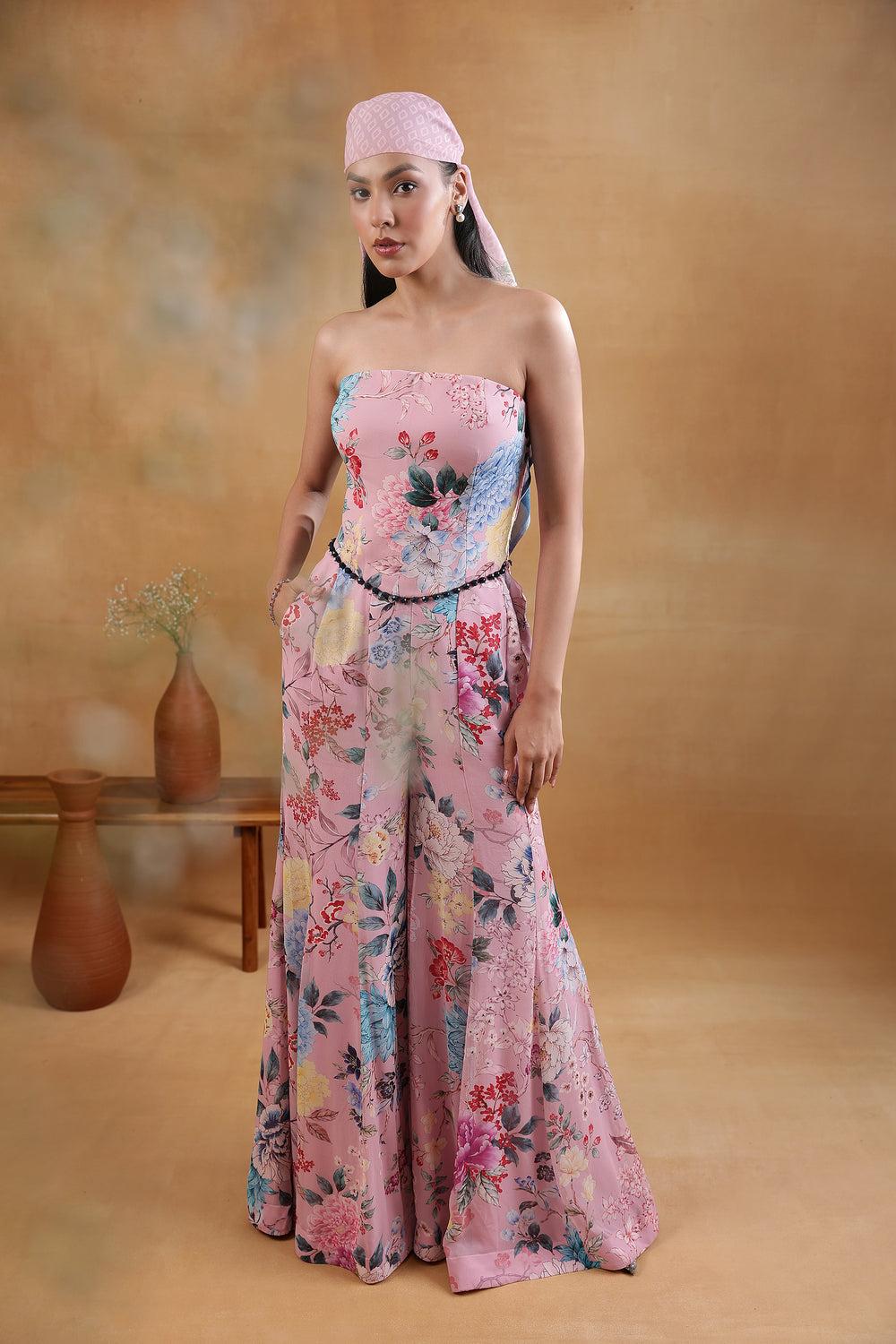 Saira Sharara Corset Set