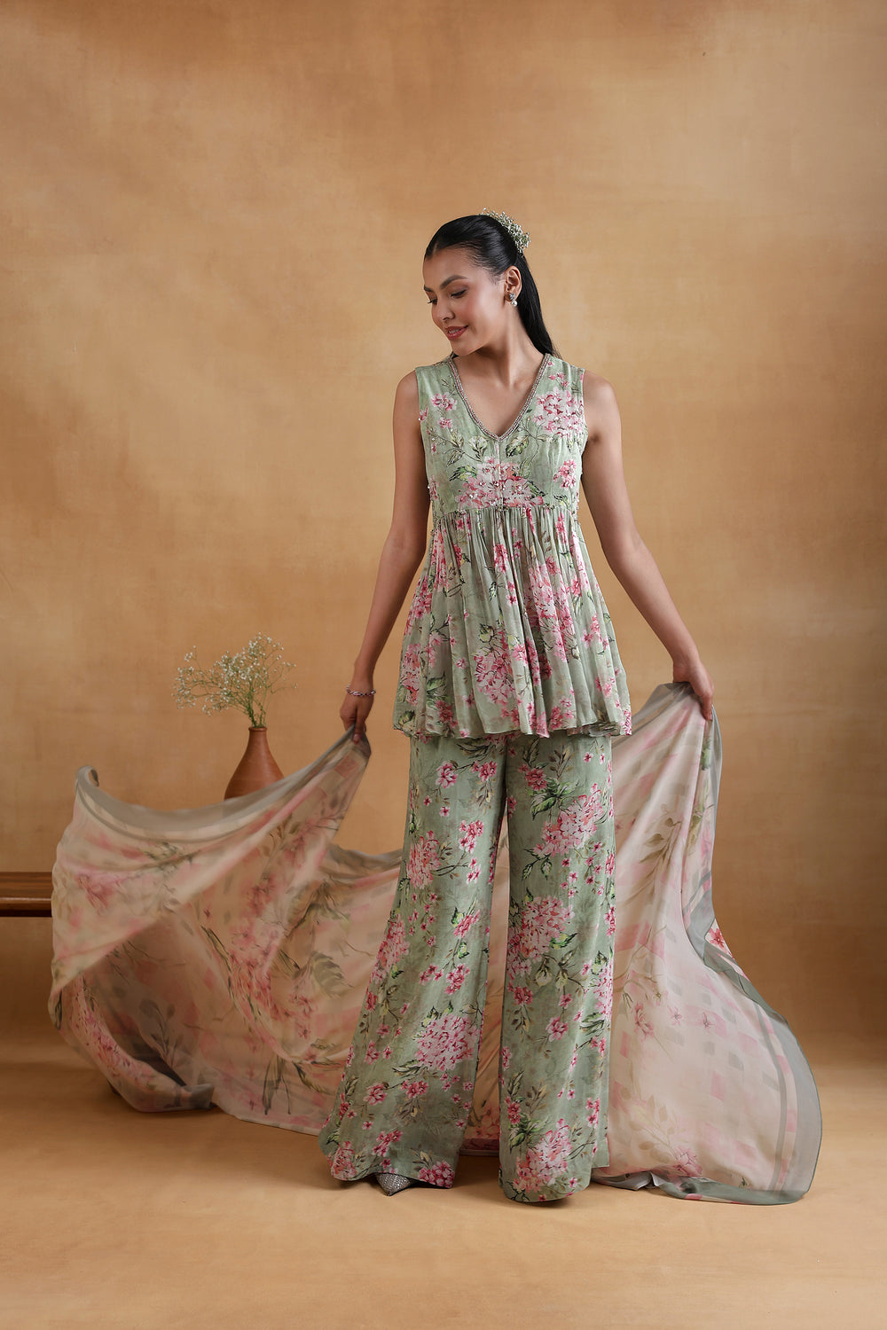 Avira Peplum Set