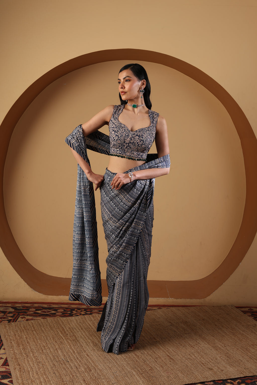Merlin Saree Set