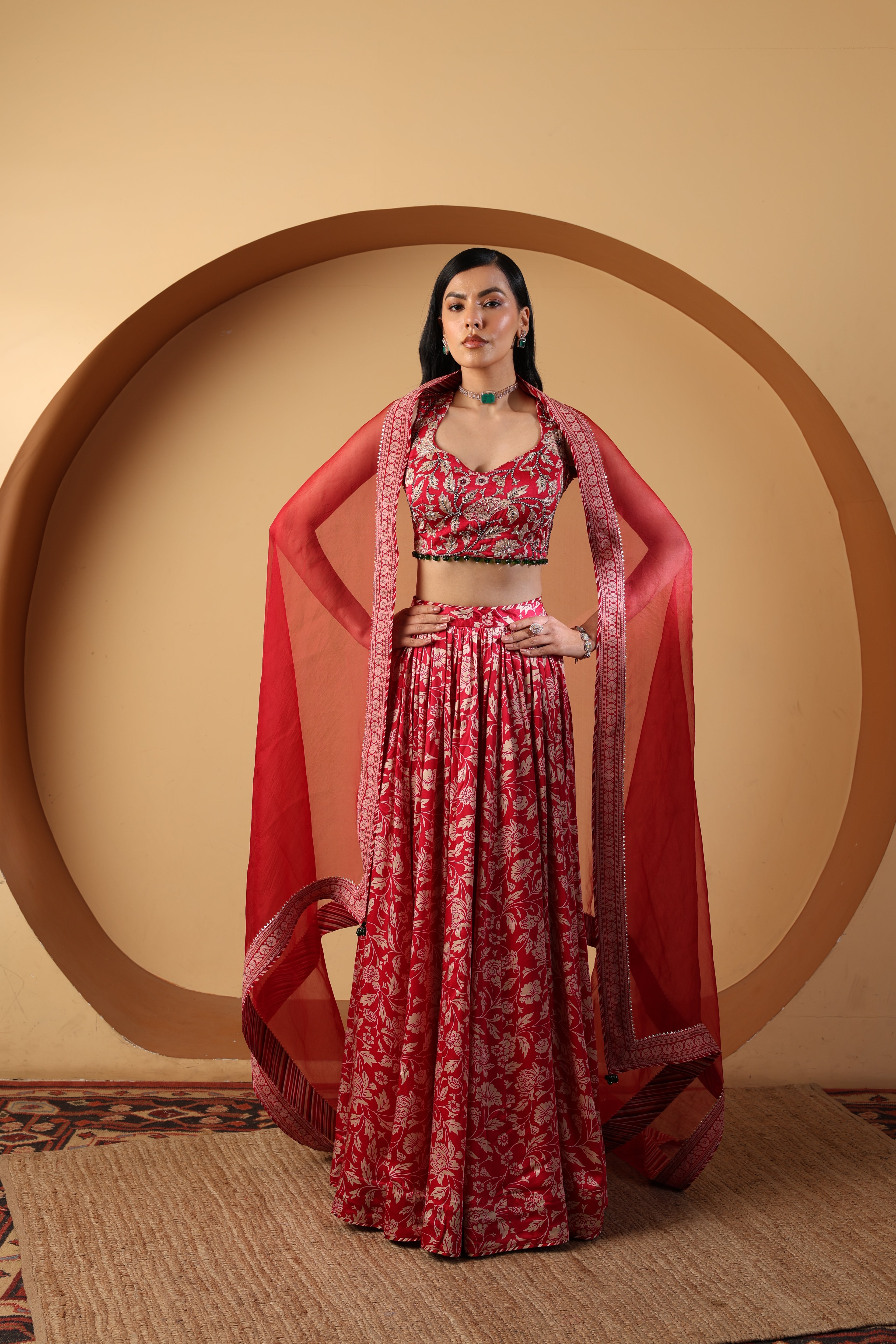 Pheonix Lehenga Set