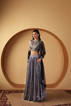 Peacock Lengha Set