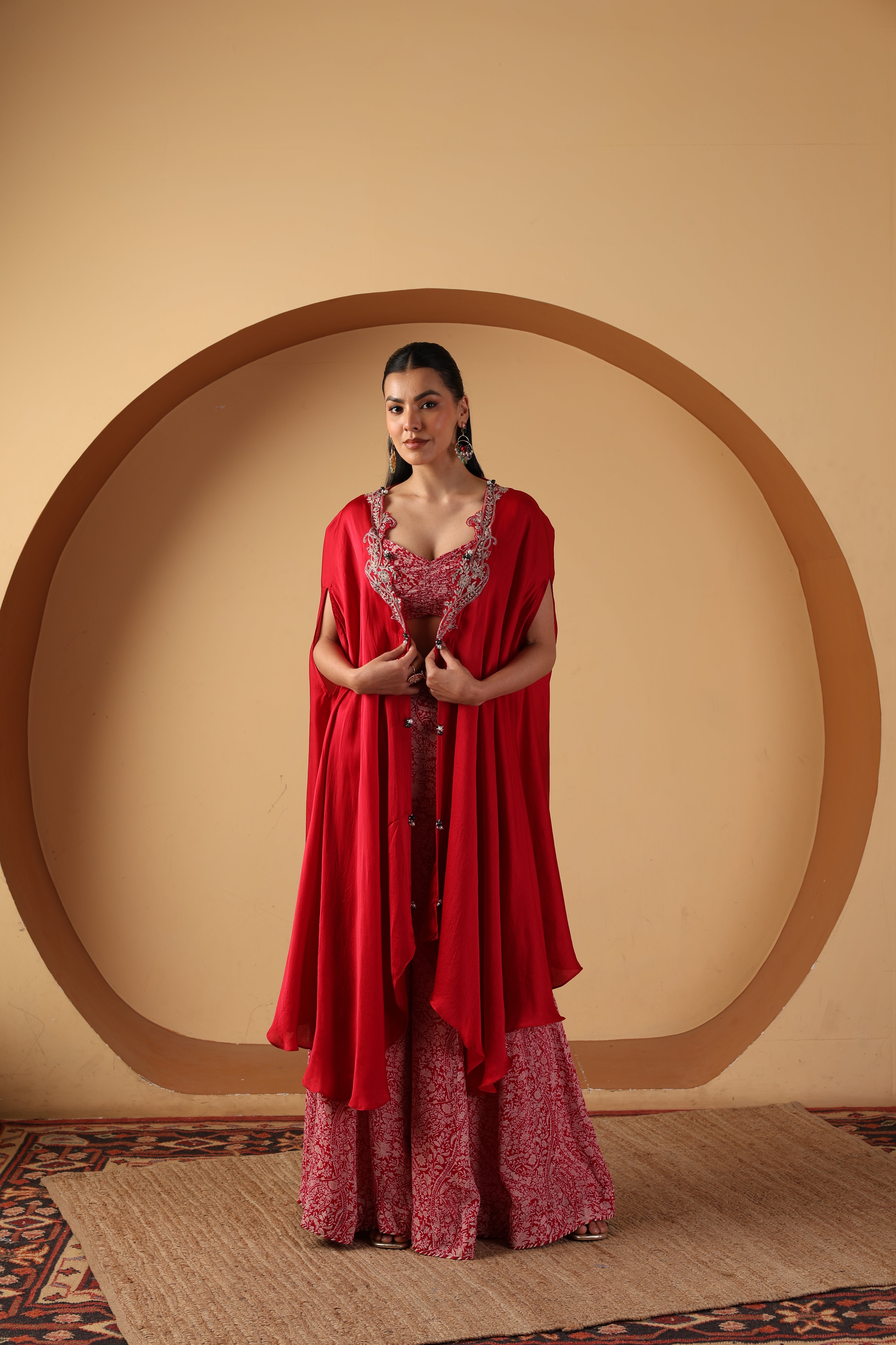 Dove Sharara & Cape Set