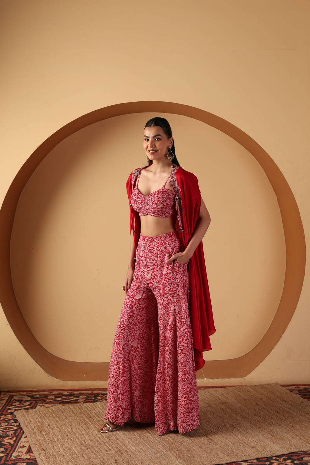 Dove Sharara & Cape Set