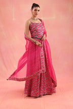 Flamingo Lehenga Set