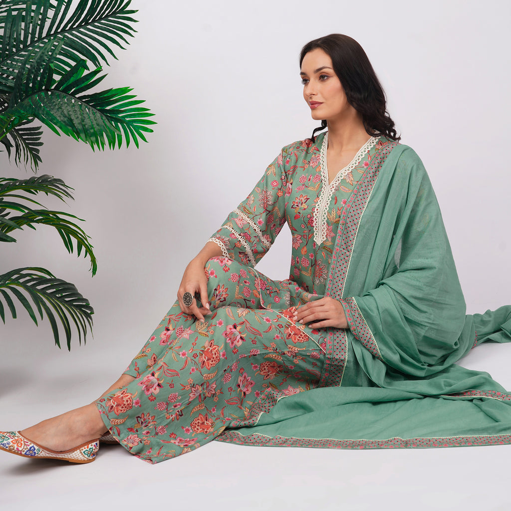 Gul-Mehar Short Suit Set