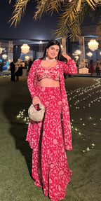 Marigold Sharara & Cape Set