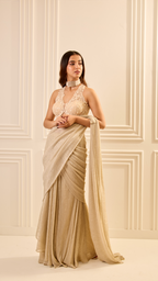 Ivory Dusk Draped Saree