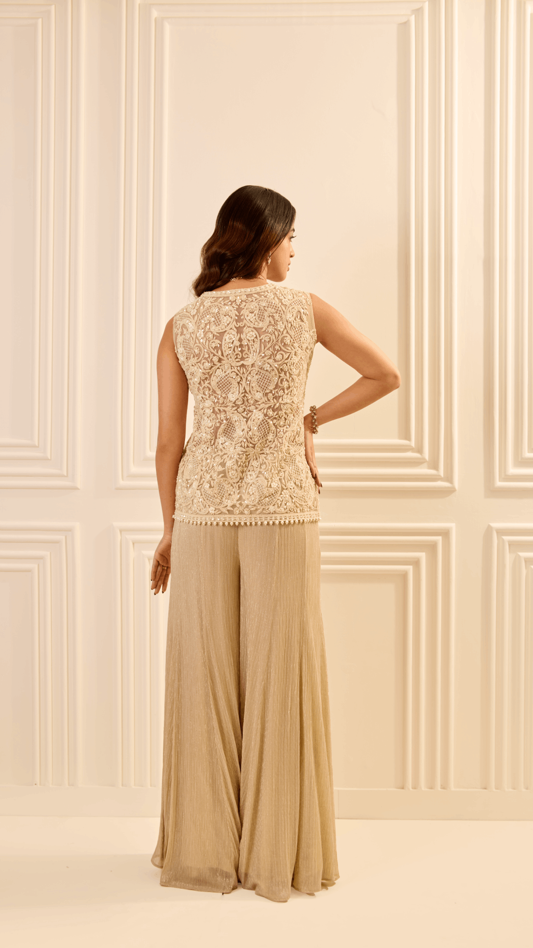 Moonlight Mirage Peplum Set