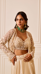 Champagne Glow Lehenga Set