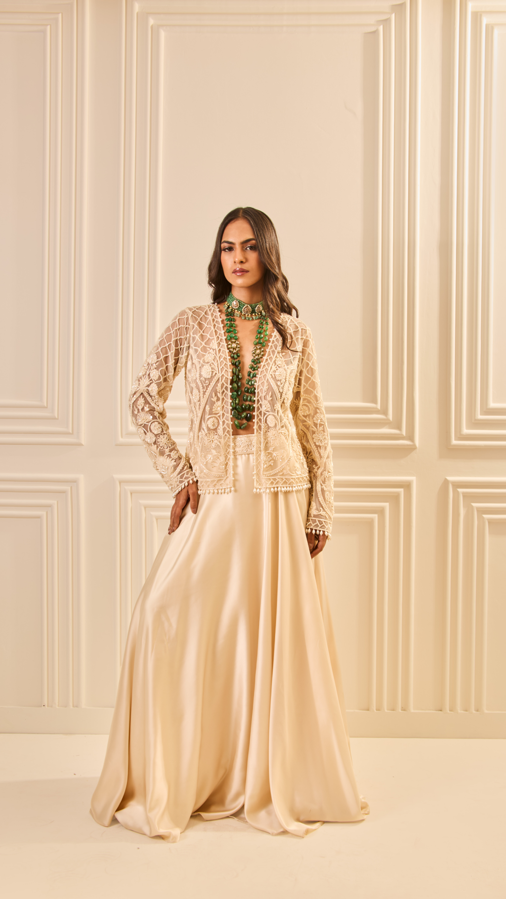 Champagne Glow Lehenga Set