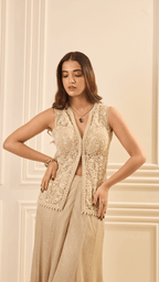 Moonlight Mirage Peplum Set
