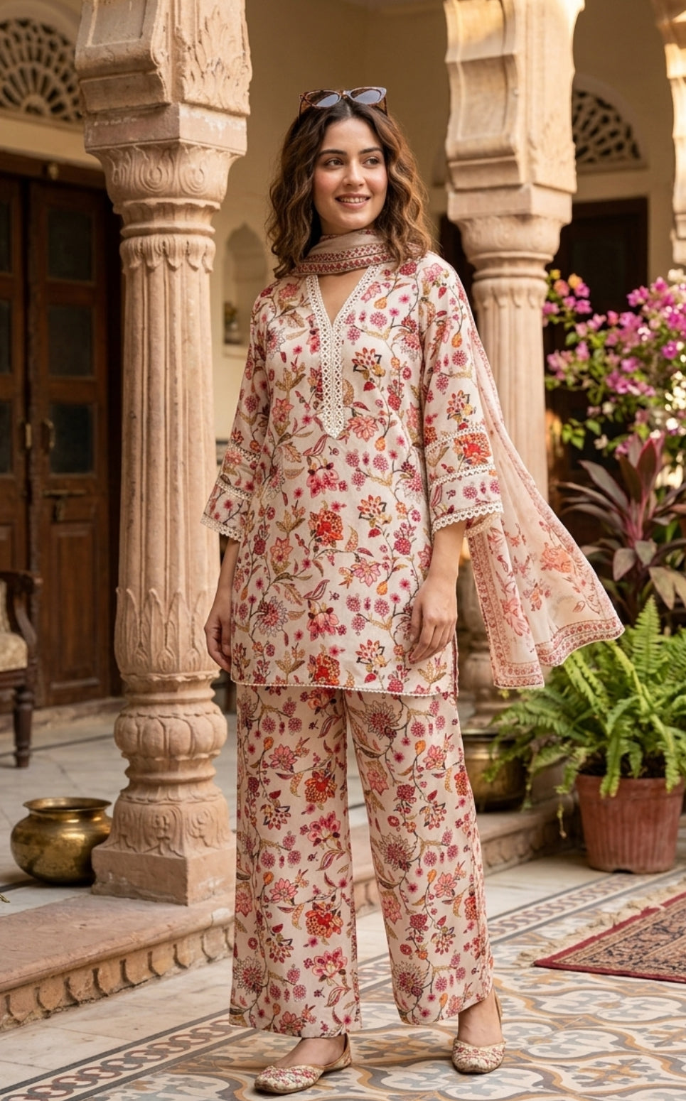 Gul-Mehar Short Suit Set